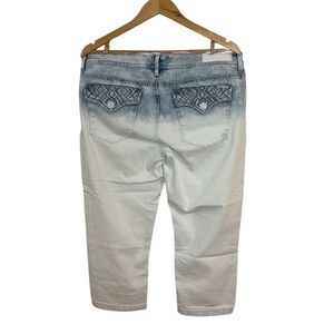 Seven7 Ombré Crop Capri Jeans, 14